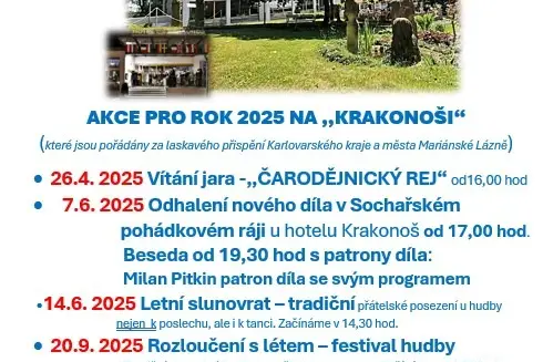 Seznam akcí v roce 2025