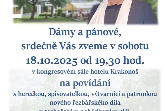 Beseda s paní Ivou Hüttnerovou v hotelu Krakonoš