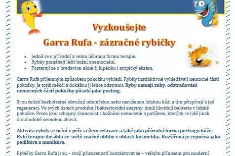 Ryba doktor - GARRA RUFA